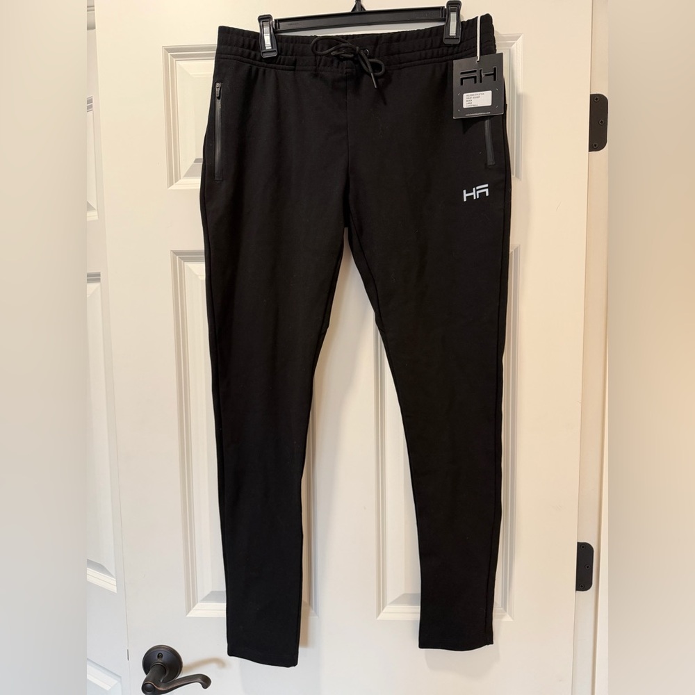 Helsinki Athletica Squat Jogger Black Large NWT Athletic Slim Fit